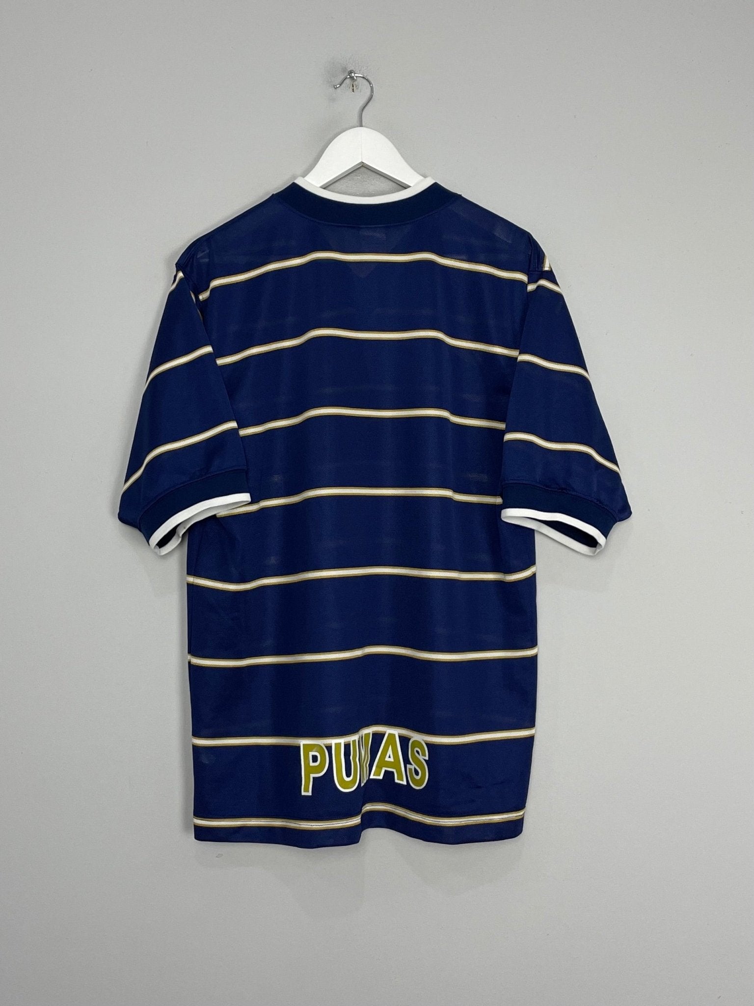 Shop 1997/98 UNAM PUMAS HOME SHIRT (M) NIKE, classic football shirts, vintage football shirts & retro soccer jerseys at Cult Kits