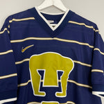 Shop 1997/98 UNAM PUMAS HOME SHIRT (M) NIKE, classic football shirts, vintage football shirts & retro soccer jerseys at Cult Kits