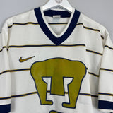 Shop 1997/98 UNAM PUMAS HOME SHIRT (M) NIKE, classic football shirts, vintage football shirts & retro soccer jerseys at Cult Kits