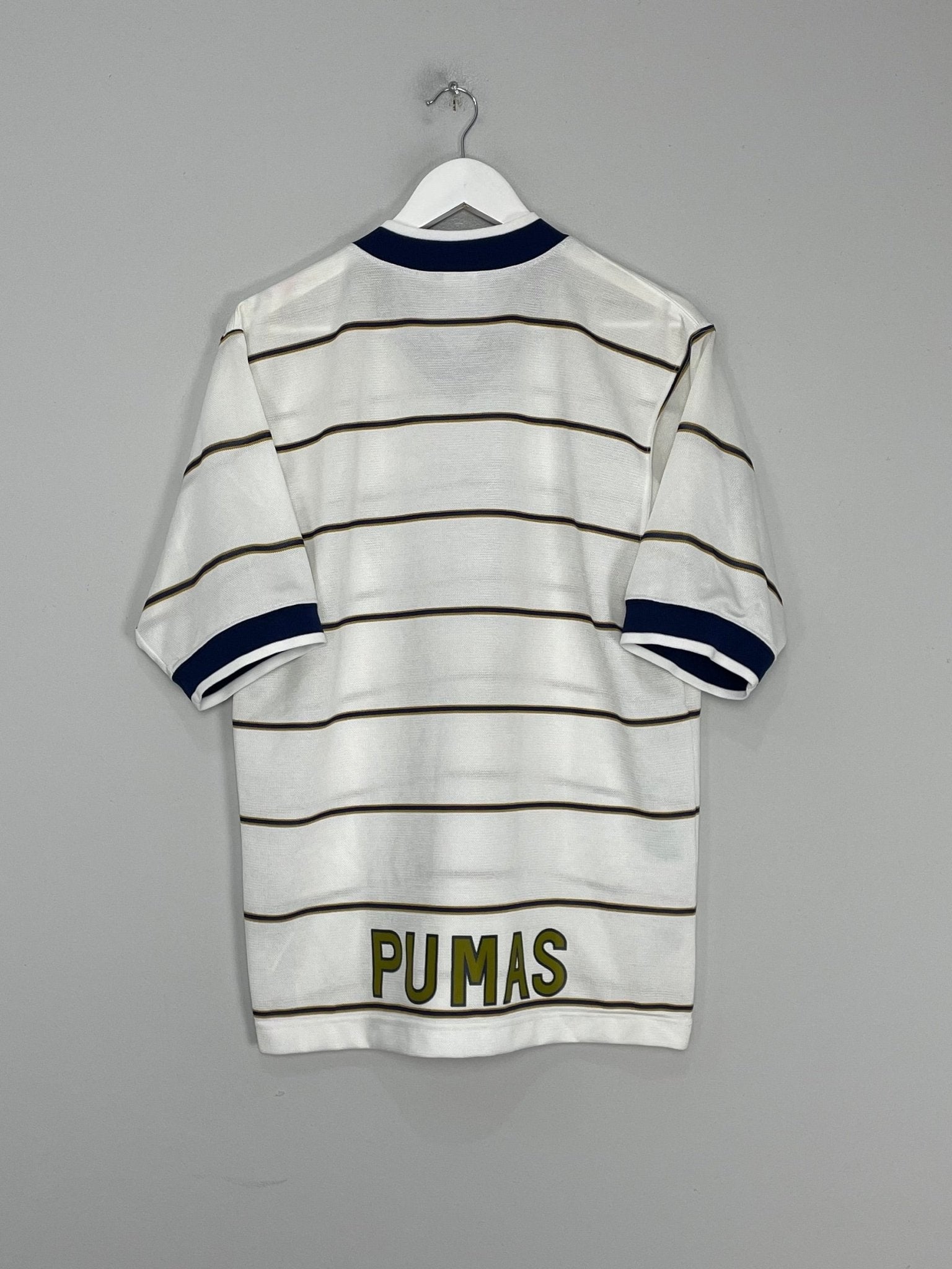 Shop 1997/98 UNAM PUMAS HOME SHIRT (S) NIKE, classic football shirts, vintage football shirts & retro soccer jerseys at Cult Kits