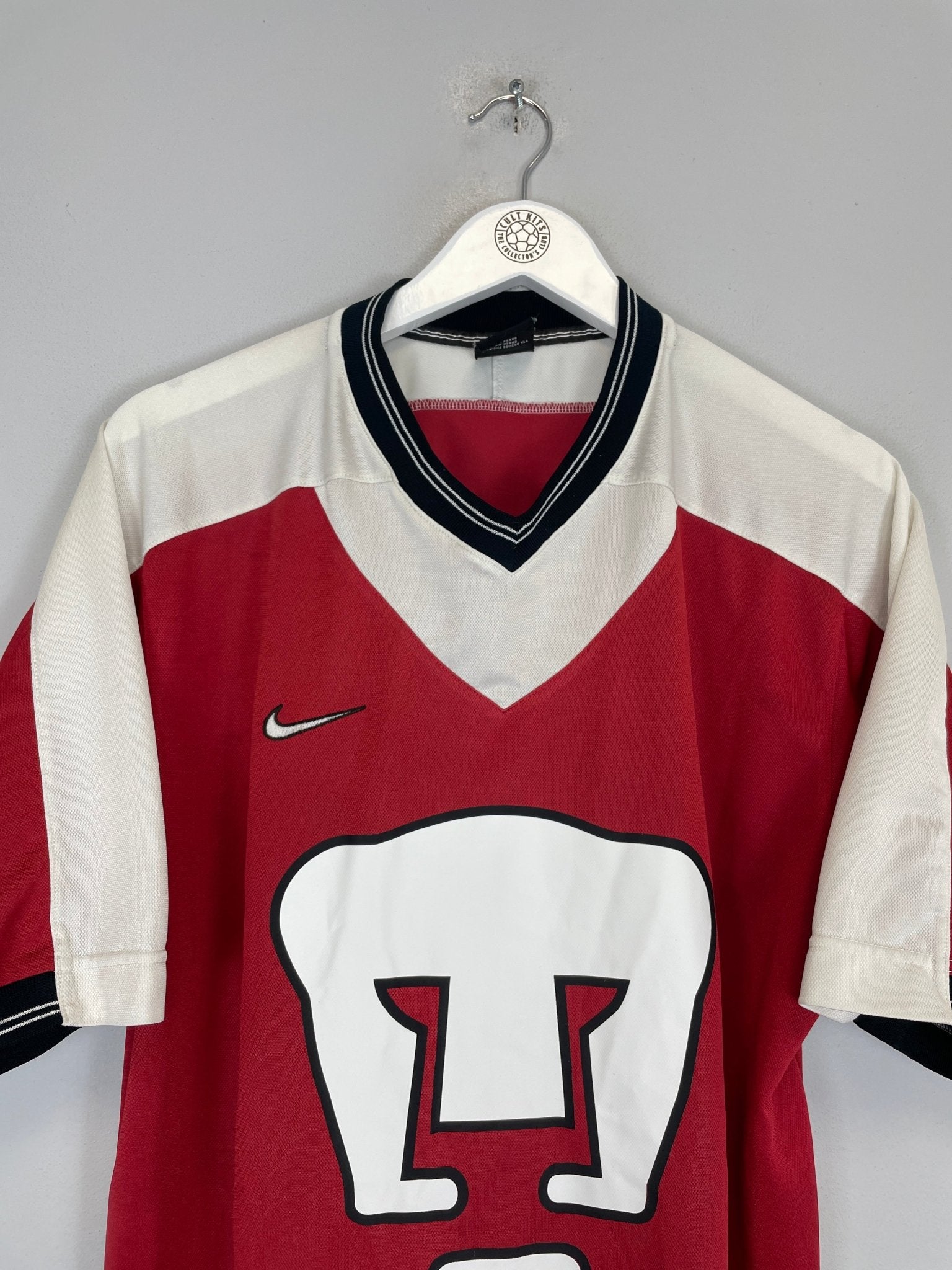 Shop 1997/98 UNAM PUMAS J.CAMPOS #1 GK SHIRT (L) NIKE, classic football shirts, vintage football shirts & retro soccer jerseys at Cult Kits