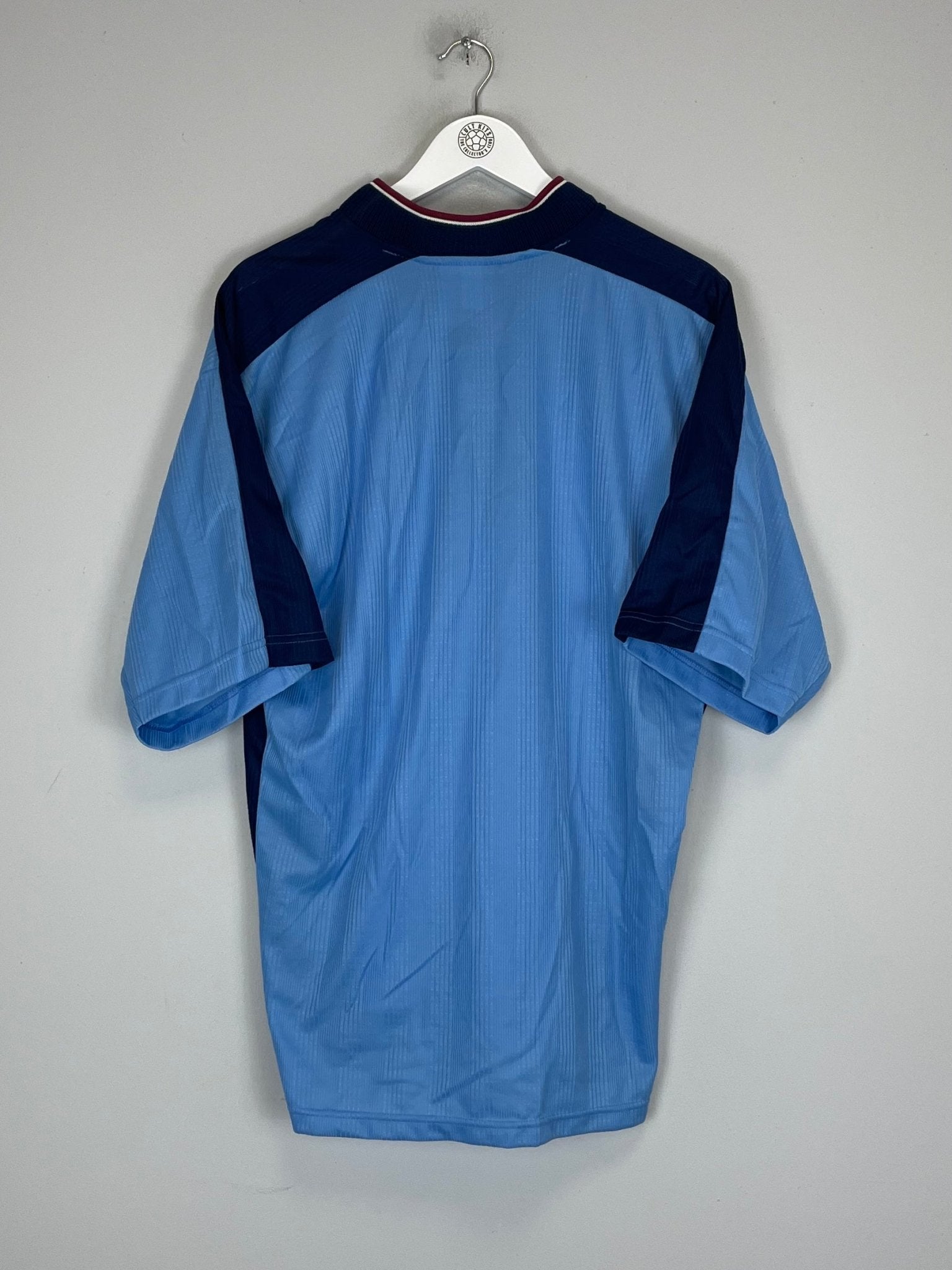 Shop 1997/98 WEST HAM AWAY SHIRT (L) PONY, classic football shirts, vintage football shirts & retro soccer jerseys at Cult Kits
