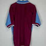 Shop 1997/98 WEST HAM HOME SHIRT (L) PONY, classic football shirts, vintage football shirts & retro soccer jerseys at Cult Kits