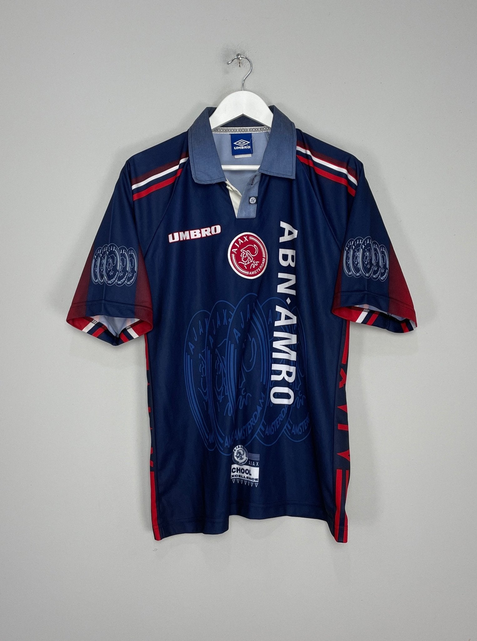 Shop 1997/99 AJAX AWAY SHIRT (M) UMBRO, classic football shirts, vintage football shirts & retro soccer jerseys at Cult Kits