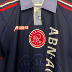 Shop 1997/99 AJAX AWAY SHIRT (S) UMBRO, classic football shirts, vintage football shirts & retro soccer jerseys at Cult Kits