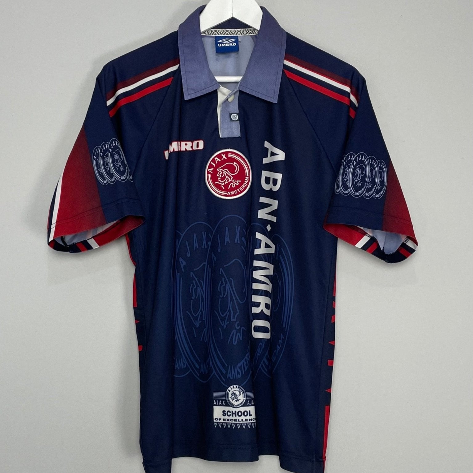 Shop 1997/99 AJAX AWAY SHIRT (S) UMBRO, classic football shirts, vintage football shirts & retro soccer jerseys at Cult Kits