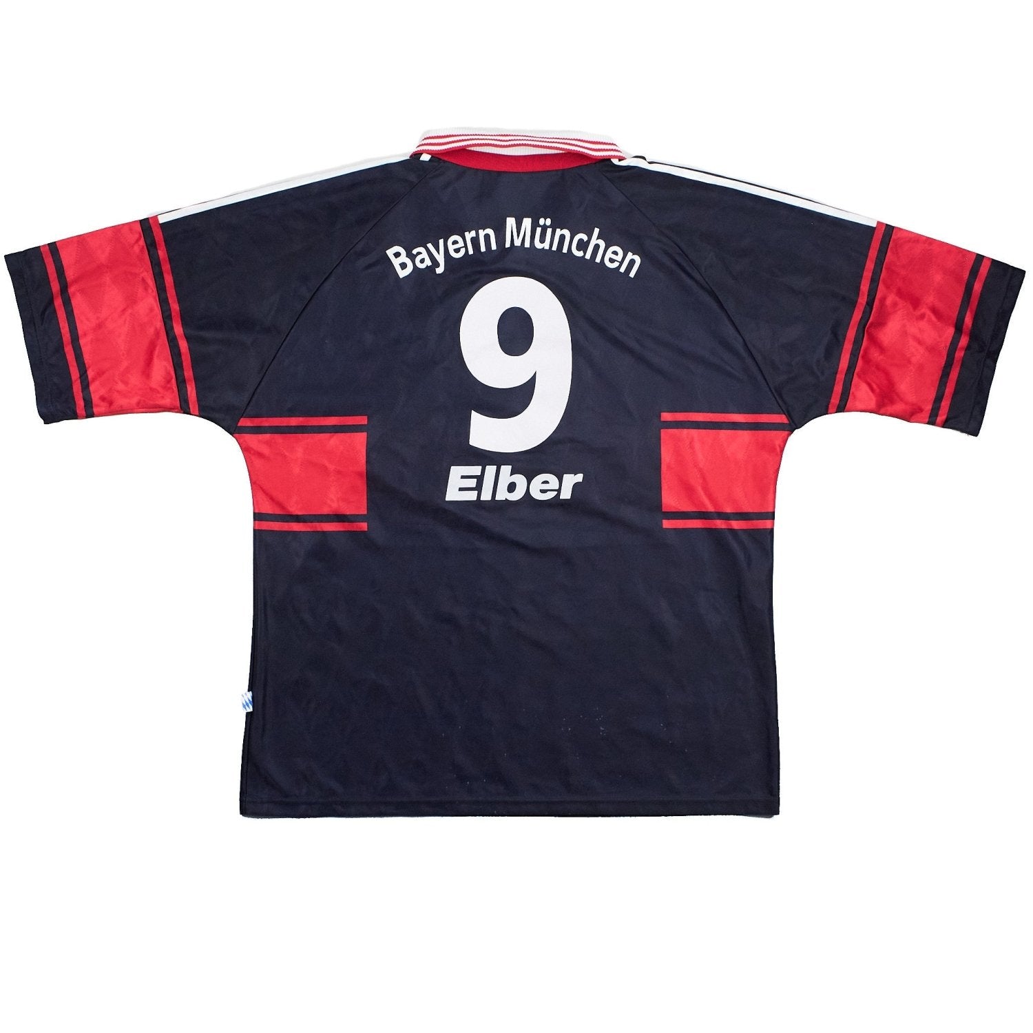 Buy 1997/99 Bayern Munich Elber 9 Home Shirt (XL) Adidas ~ Free worldwide shipping ~ Authentic Vintage Football Shirts from Cult Kits