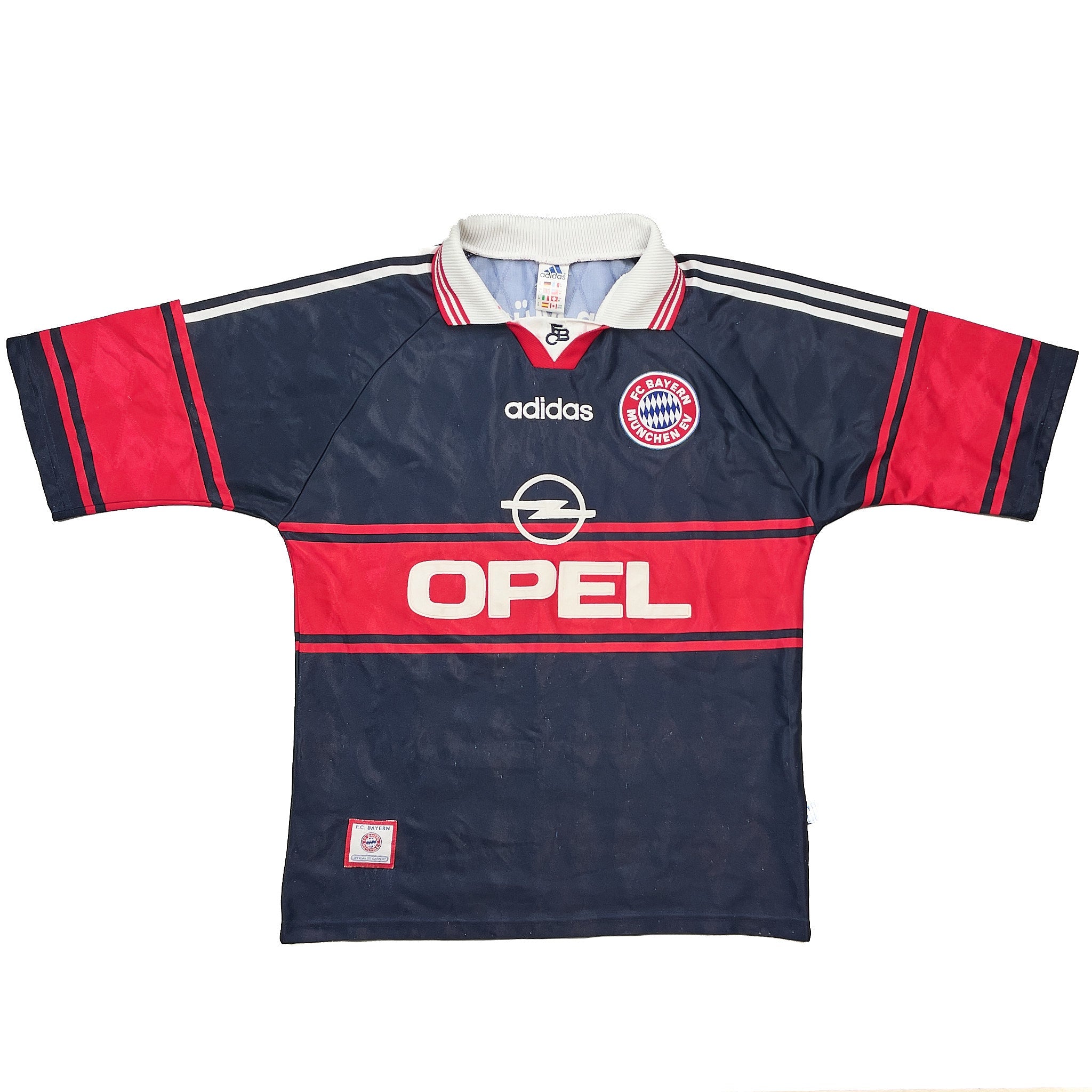Buy 1997/99 BAYERN MUNICH HOME SHIRT (M) ADIDAS ~ Free worldwide shipping available ~ Authentic Vintage Football Shirts from Cult Kits