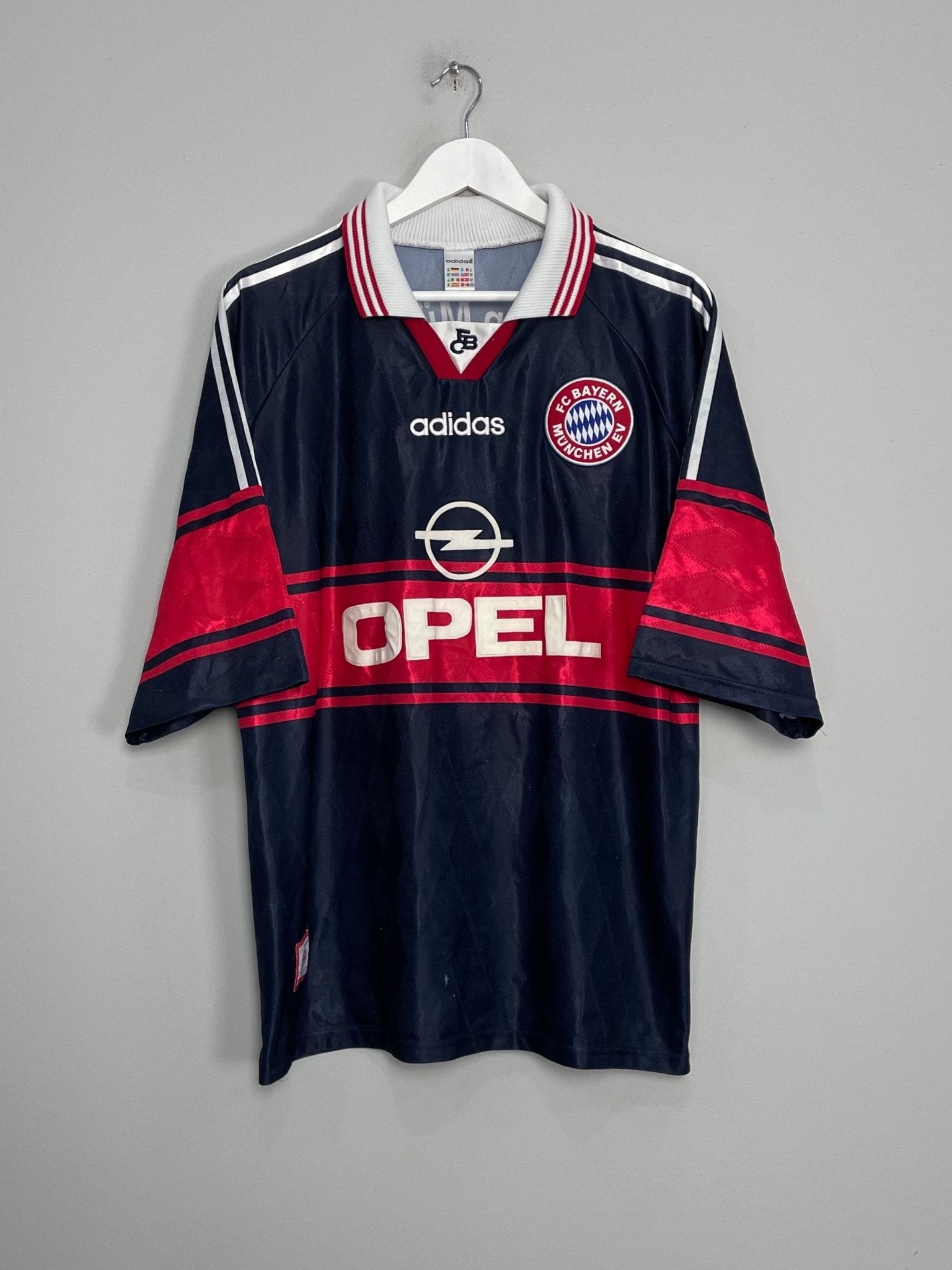 Shop 1997/99 BAYERN MUNICH HOME SHIRT (XL) ADIDAS, classic football shirts, vintage football shirts & retro soccer jerseys at Cult Kits