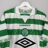 Shop 1997/99 CELTIC HOME SHIRT (L) UMBRO, classic football shirts, vintage football shirts & retro soccer jerseys at Cult Kits