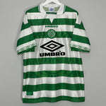 Shop 1997/99 CELTIC HOME SHIRT (XL) UMBRO, classic football shirts, vintage football shirts & retro soccer jerseys at Cult Kits