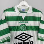 Shop 1997/99 CELTIC HOME SHIRT (XL) UMBRO, classic football shirts, vintage football shirts & retro soccer jerseys at Cult Kits