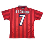 Buy 1997/99 England Beckham 7 Away Shirt (L) Umbro ~ Free worldwide shipping ~ Authentic Vintage Football Shirts from Cult Kits
