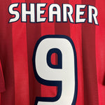 Shop 1997/99 ENGLAND SHEARER #9 AWAY SHIRT (XL) UMBRO, classic football shirts, vintage football shirts & retro soccer jerseys at Cult Kits