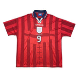 Buy 1997/99 England Shearer 9 Away Shirt (XXL) Umbro ~ Free worldwide shipping ~ Authentic Vintage Football Shirts from Cult Kits