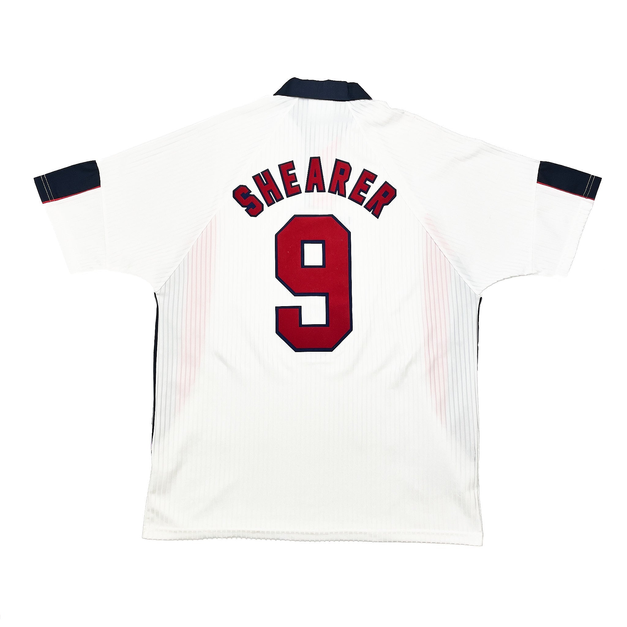 Buy 1997/99 England Shearer 9 Home Shirt (XL) Umbro ~ Free worldwide shipping available ~ Authentic Vintage Football Shirts from Cult Kits
