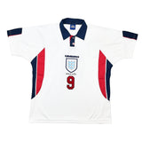 Buy 1997/99 England Shearer 9 Home Shirt (XL) Umbro ~ Free worldwide shipping ~ Authentic Vintage Football Shirts from Cult Kits