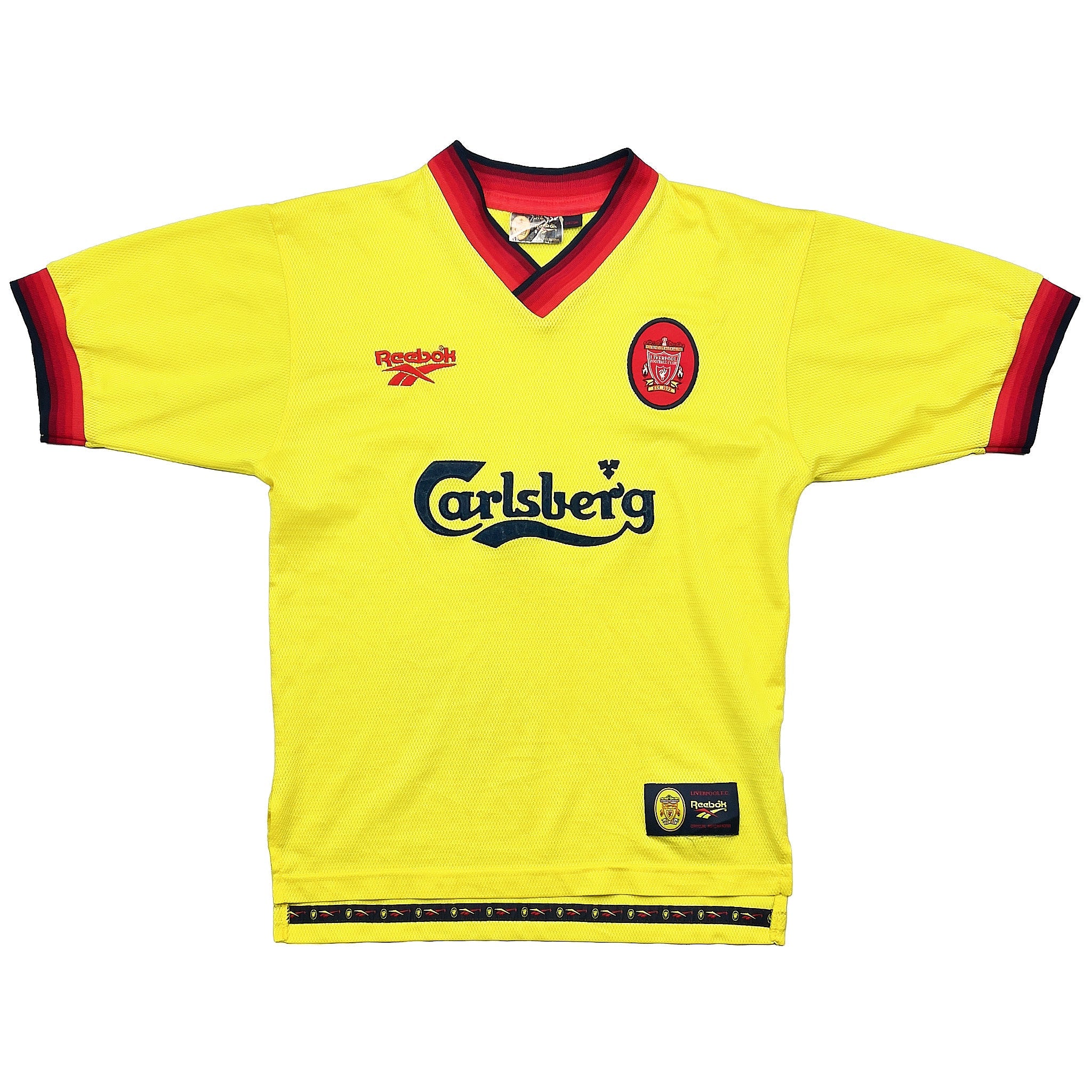 Buy 1997/99 Liverpool Away Shirt (S) Reebok ~ Free worldwide shipping ~ Authentic Vintage Football Shirts from Cult Kits