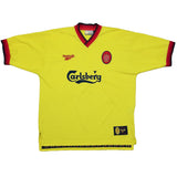 Buy 1997/99 LIVERPOOL GERRARD 28 AWAY SHIRT (L) REEBOK ~ Free worldwide shipping available ~ Authentic Vintage Football Shirts from Cult Kits