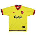 Buy 1997/99 Liverpool Ruddock 14 Away Shirt (S) Reebok ~ Free worldwide shipping ~ Authentic Vintage Football Shirts from Cult Kits
