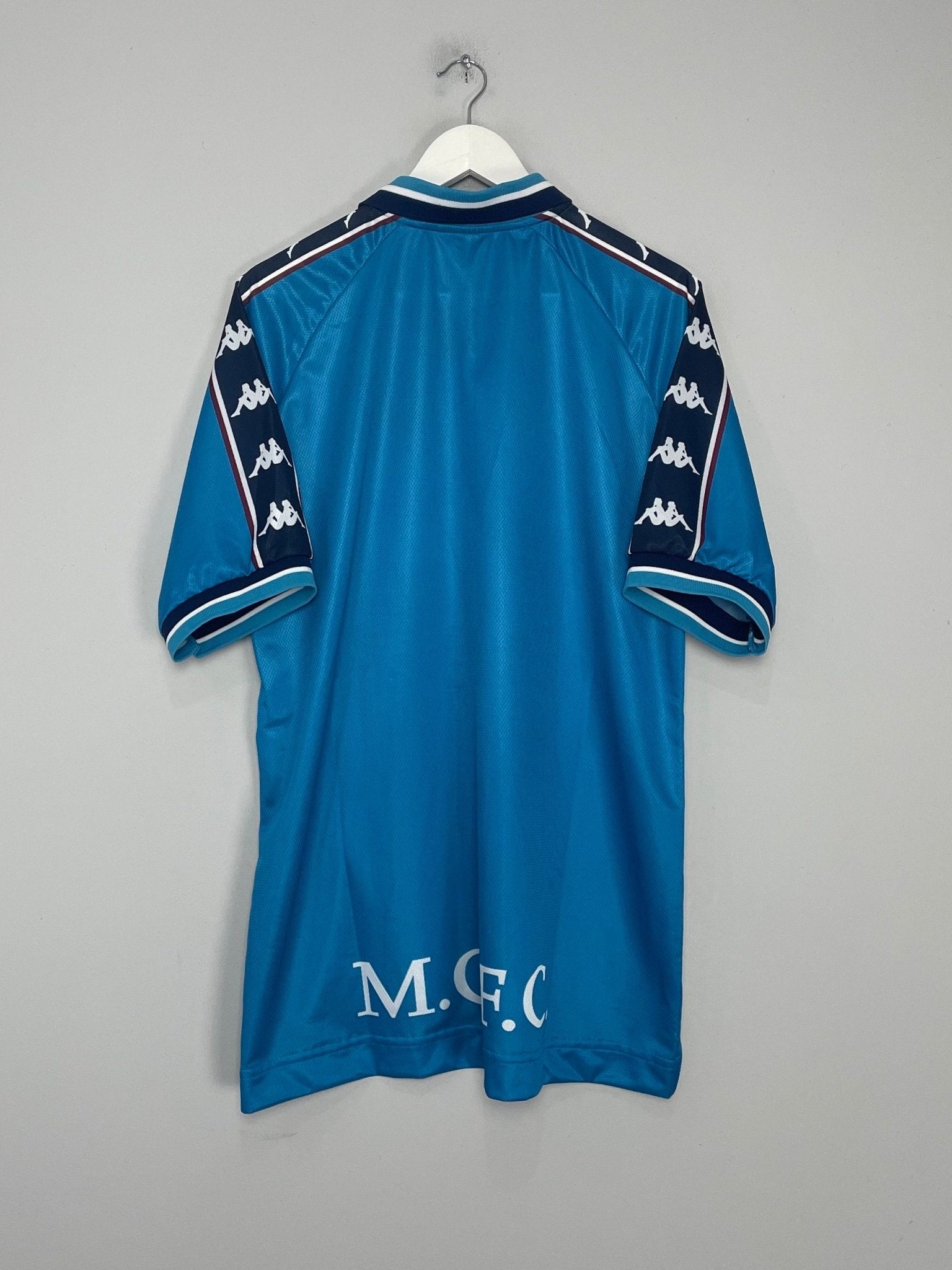 Shop 1997/99 MANCHESTER CITY HOME SHIRT (XL) KAPPA, classic football shirts, vintage football shirts & retro soccer jerseys at Cult Kits