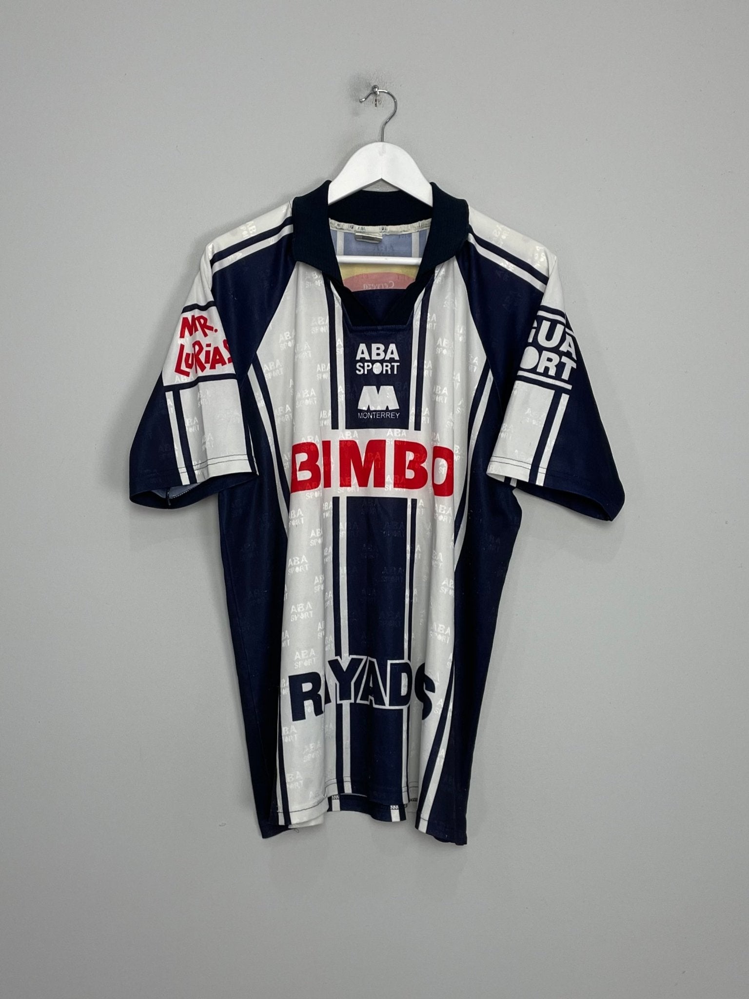 Shop 1997/99 MONTERREY HOME SHIRT (XL) ABA SPORT, classic football shirts, vintage football shirts & retro soccer jerseys at Cult Kits