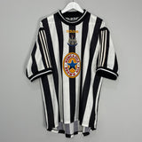 Shop 1997/99 NEWCASTLE SHEARER #9 HOME SHIRT (XL) ADIDAS, classic football shirts, vintage football shirts & retro soccer jerseys at Cult Kits