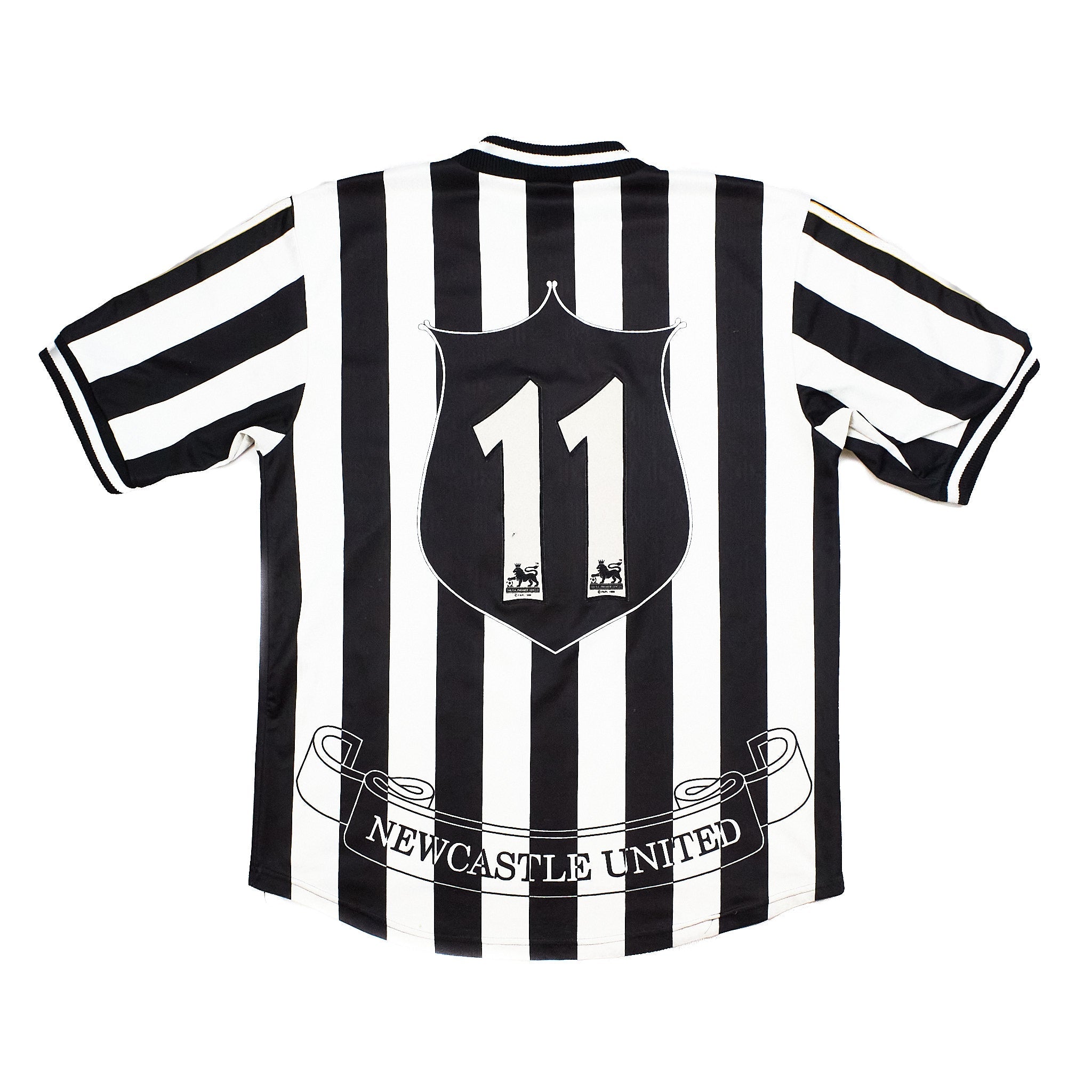 Buy 1997/99 Newcastle United 11 Home Shirt (L) Adidas ~ Free worldwide shipping ~ Authentic Vintage Football Shirts from Cult Kits
