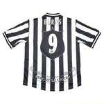 Buy 1997/99 NEWCASTLE UNITED BURNS 9 HOME SHIRT (XL) ADIDAS ~ Free worldwide shipping available ~ Authentic Vintage Football Shirts from Cult Kits