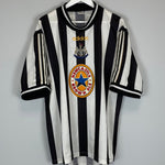 Shop 1997/99 NEWCASTLE UNITED SHEARER #9 HOME SHIRT (XL) ADIDAS, classic football shirts, vintage football shirts & retro soccer jerseys at Cult Kits