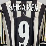 Shop 1997/99 NEWCASTLE UNITED SHEARER #9 HOME SHIRT (XL) ADIDAS, classic football shirts, vintage football shirts & retro soccer jerseys at Cult Kits