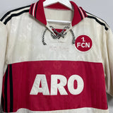 Shop 1997/99 NURNBERG AWAY SHIRT (L) ADIDAS, classic football shirts, vintage football shirts & retro soccer jerseys at Cult Kits