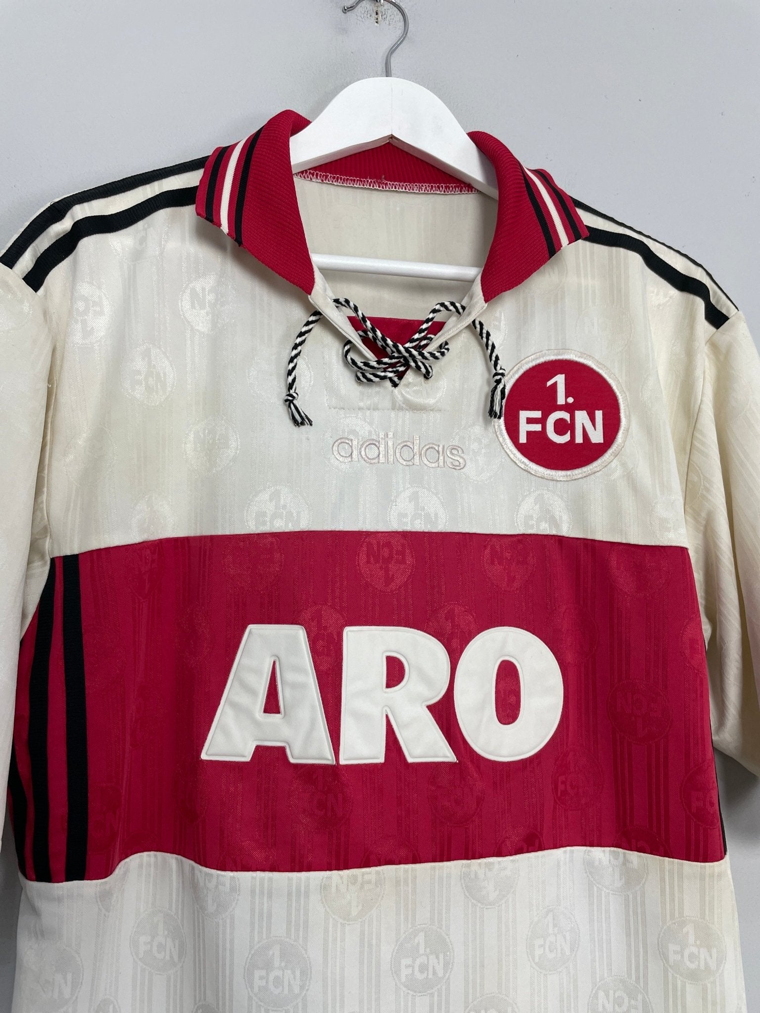 Shop 1997/99 NURNBERG AWAY SHIRT (L) ADIDAS, classic football shirts, vintage football shirts & retro soccer jerseys at Cult Kits