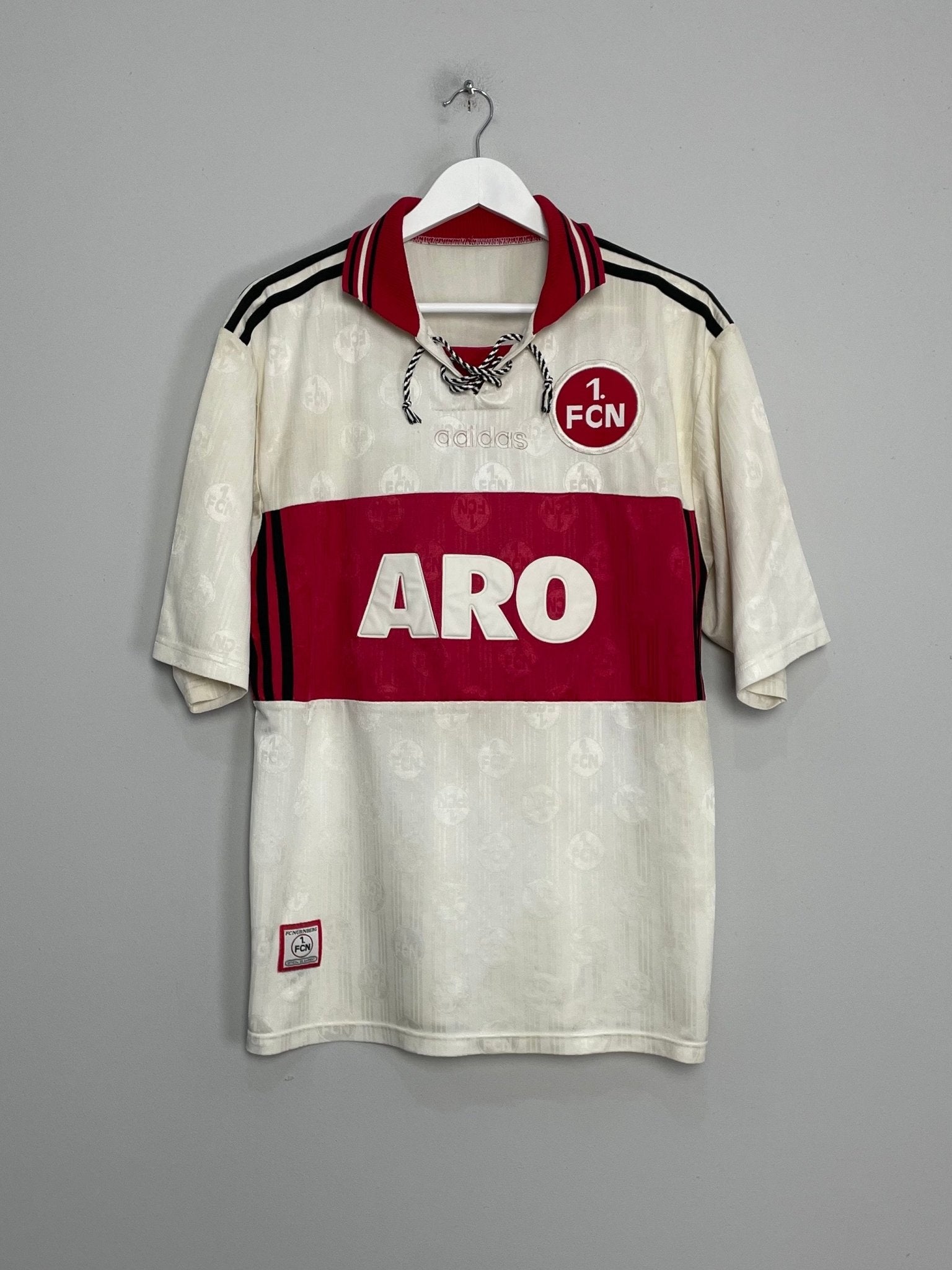 Shop 1997/99 NURNBERG AWAY SHIRT (L) ADIDAS, classic football shirts, vintage football shirts & retro soccer jerseys at Cult Kits