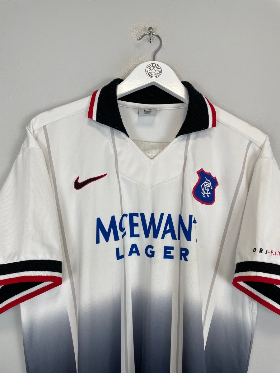 1997/99 RANGERS AWAY SHIRT (L) NIKE - Cult Kits - Large - Buy Vintage Football Shirts, Authentic Retro Football Shirts For Sale, Classic Football Shirts & Soccer Jersey