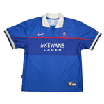 Buy 1997/99 Rangers Gascoigne 8 Home Shirt (L) Nike ~ Free worldwide shipping ~ Authentic Vintage Football Shirts from Cult Kits