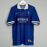 Shop 1997/99 RANGERS GASCOIGNE #8 HOME SHIRT (L) NIKE, classic football shirts, vintage football shirts & retro soccer jerseys at Cult Kits