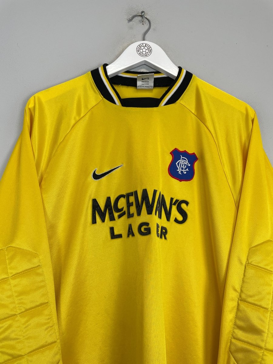1997/99 RANGERS GK SHIRT (L) NIKE - Cult Kits - Large - Buy Vintage Football Shirts, Authentic Retro Football Shirts For Sale, Classic Football Shirts & Soccer Jersey
