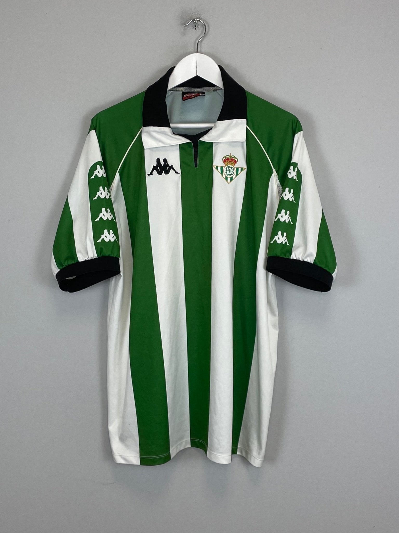Shop 1997/99 REAL BETIS HOME SHIRT (L) KAPPA, classic football shirts, vintage football shirts & retro soccer jerseys at Cult Kits