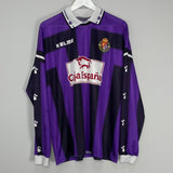 Shop 1997/99 REAL VALLADOLID #3 L/S AWAY SHIRT (XL) KELME, classic football shirts, vintage football shirts & retro soccer jerseys at Cult Kits