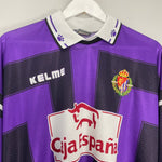 Shop 1997/99 REAL VALLADOLID #3 L/S AWAY SHIRT (XL) KELME, classic football shirts, vintage football shirts & retro soccer jerseys at Cult Kits