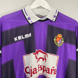 Shop 1997/99 REAL VALLADOLID #3 L/S AWAY SHIRT (XL) KELME, classic football shirts, vintage football shirts & retro soccer jerseys at Cult Kits