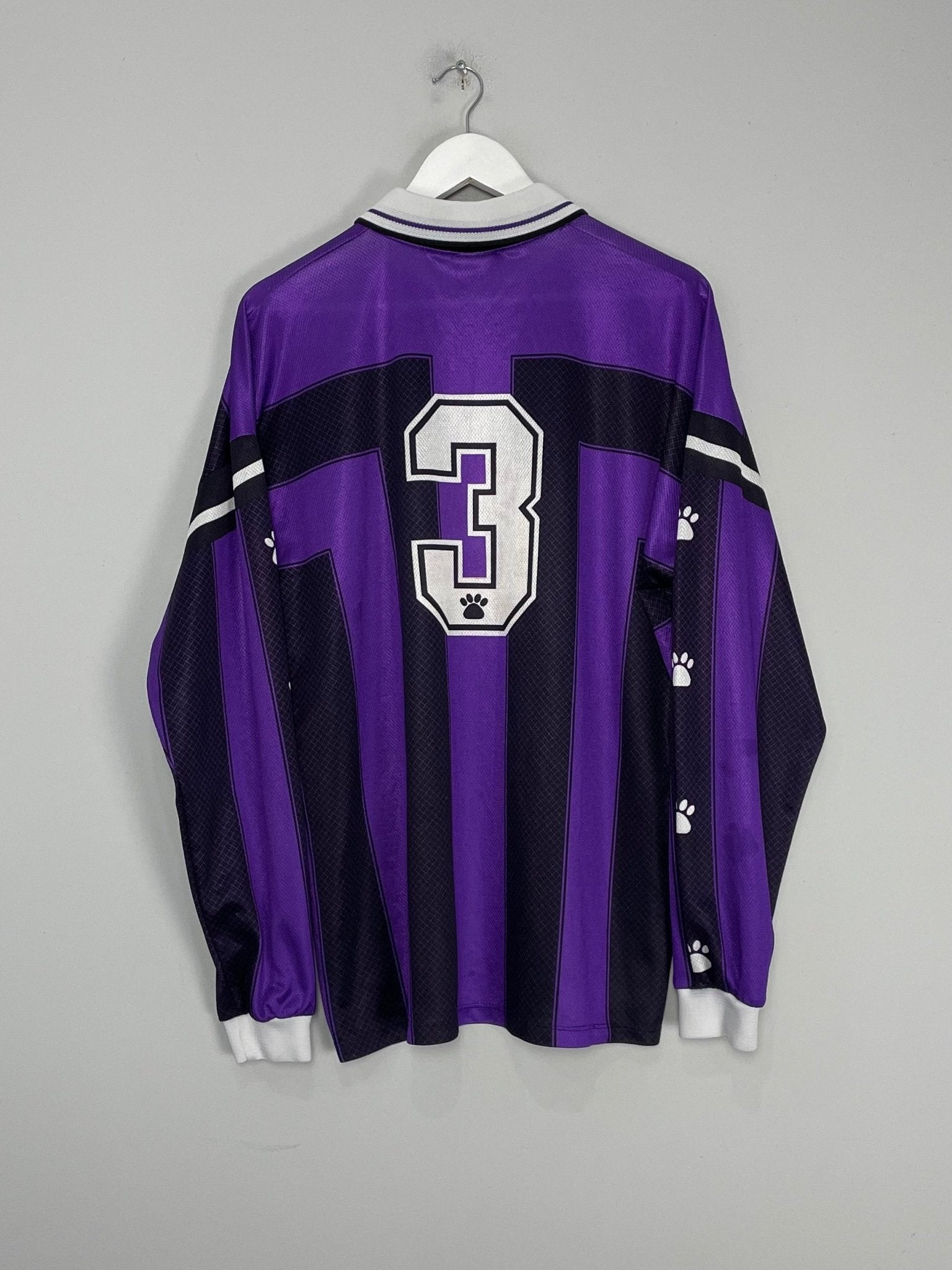 Shop 1997/99 REAL VALLADOLID #3 L/S AWAY SHIRT (XL) KELME, classic football shirts, vintage football shirts & retro soccer jerseys at Cult Kits