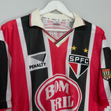 Shop 1997/99 SAO PAULO #6 AWAY SHIRT (L) PENALTY, classic football shirts, vintage football shirts & retro soccer jerseys at Cult Kits