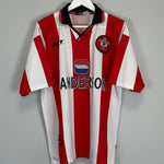 Shop 1997/99 SOUTHAMPTON HOME SHIRT (L) PONY, classic football shirts, vintage football shirts & retro soccer jerseys at Cult Kits