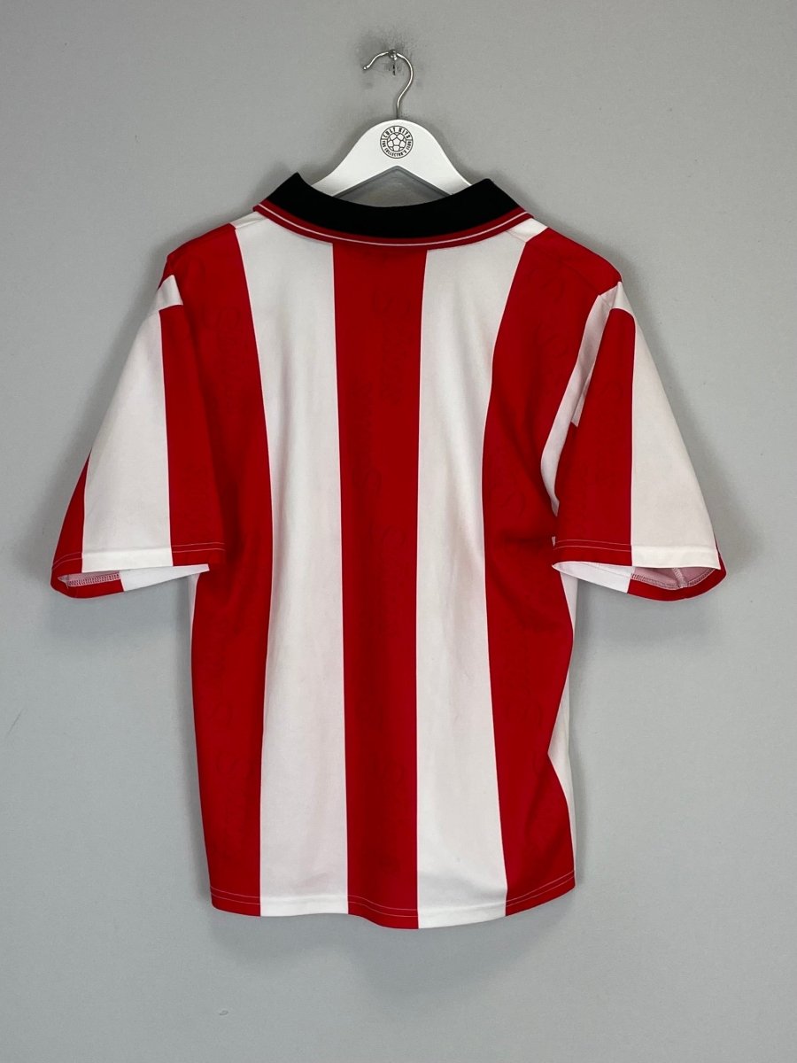 1997/99 SOUTHAMPTON HOME SHIRT (M) PONY - Cult Kits - Medium - Buy Vintage Football Shirts, Authentic Retro Football Shirts For Sale, Classic Football Shirts & Soccer Jersey