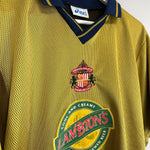 Shop 1997/99 SUNDERLAND AWAY SHIRT (L) ASICS, classic football shirts, vintage football shirts & retro soccer jerseys at Cult Kits