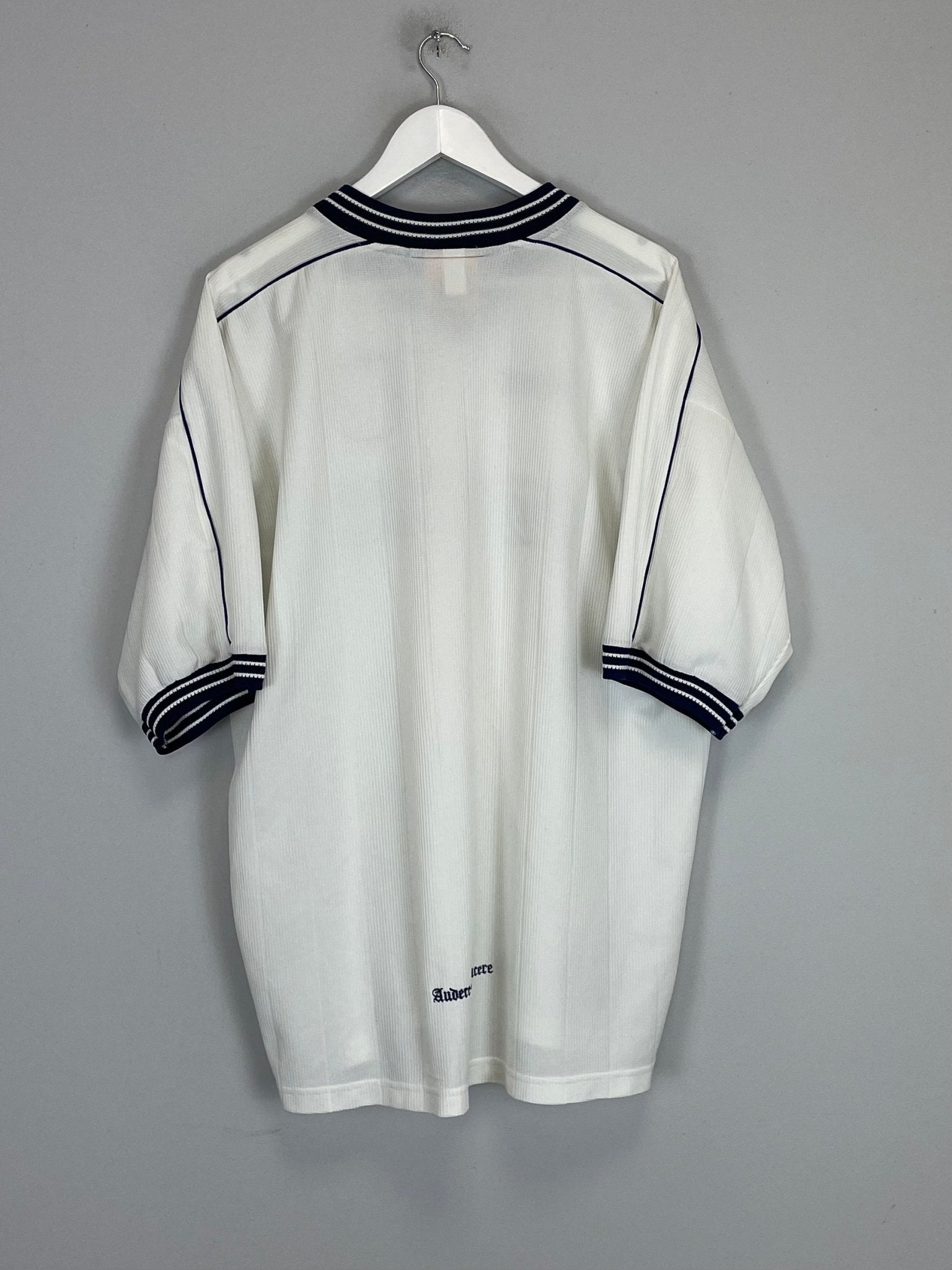 Shop 1997/99 TOTTENHAM HOME SHIRT (XXL) PONY, classic football shirts, vintage football shirts & retro soccer jerseys at Cult Kits