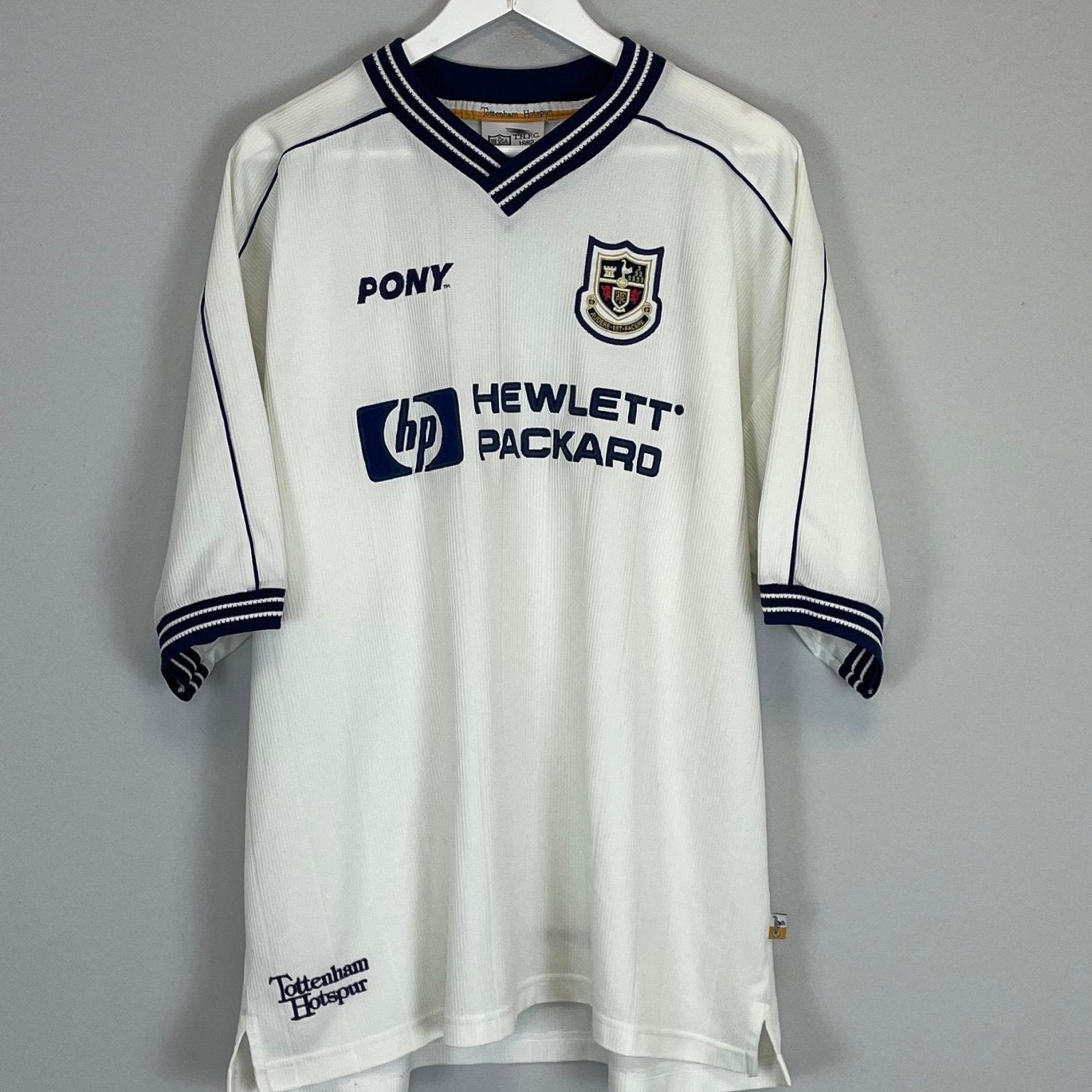 Shop 1997/99 TOTTENHAM HOME SHIRT (XXL) PONY, classic football shirts, vintage football shirts & retro soccer jerseys at Cult Kits