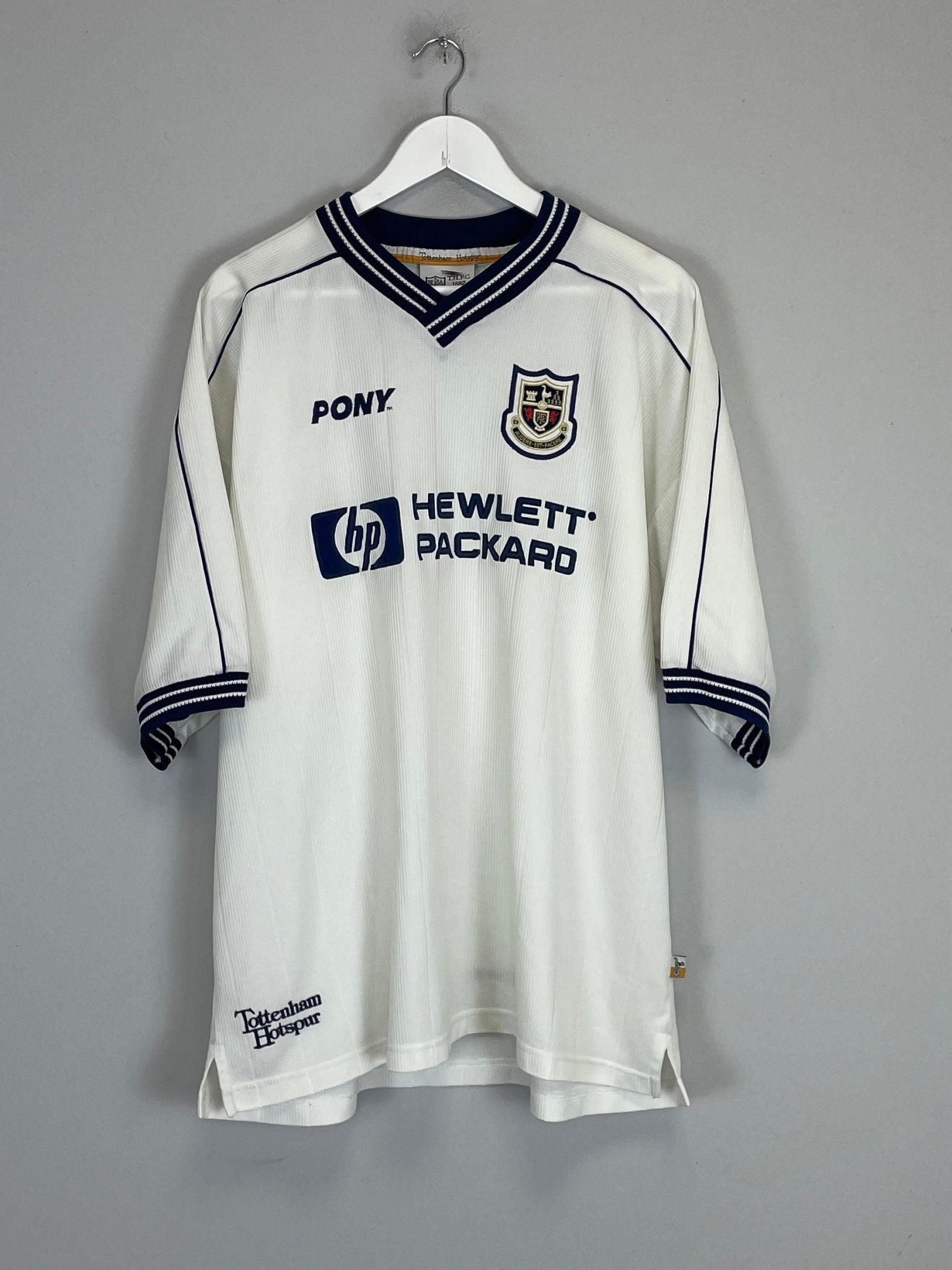 Shop 1997/99 TOTTENHAM HOME SHIRT (XXL) PONY, classic football shirts, vintage football shirts & retro soccer jerseys at Cult Kits